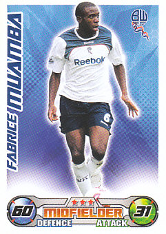 Fabrice Muamba Bolton Wanderers 2008/09 Topps Match Attax #67